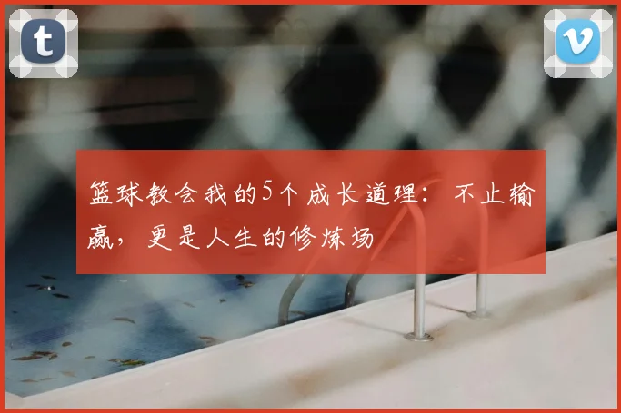 篮球教会我的5个成长道理：不止输赢，更是人生的修炼场